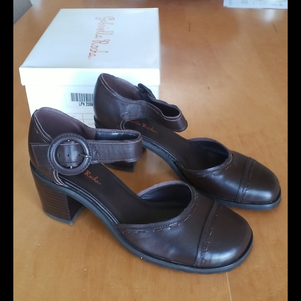 Dark brown heels